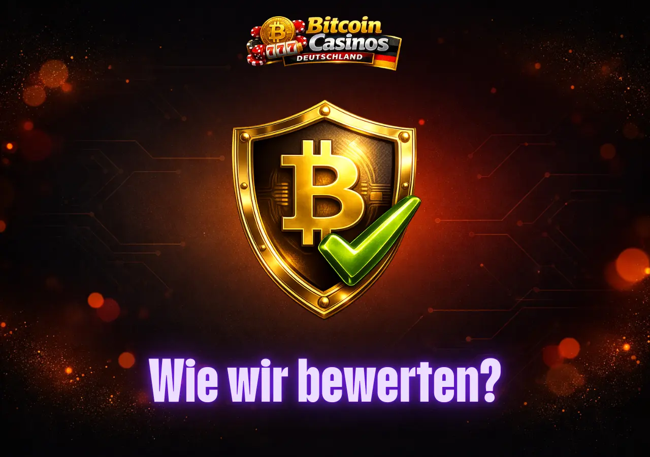 Bewertungskriterien für Bitcoin Casinos
